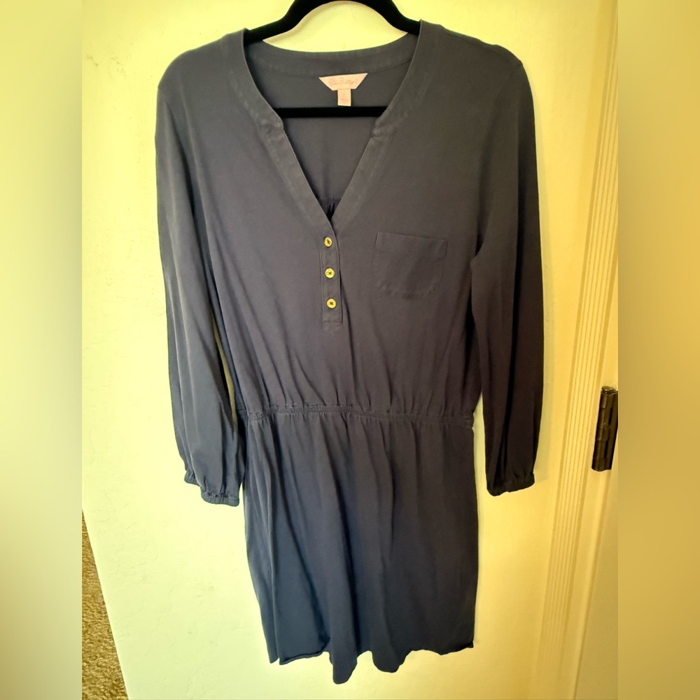 Lilly Pulitzer navy blue dress